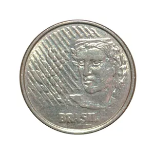 سکه تزیینی طرح کشور برزیل مدل 10 سنتاو 