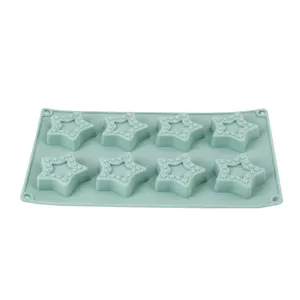 قالب دسر مدل ستاره 8 خانه