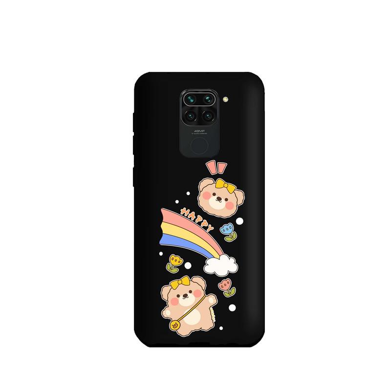 کاور طرح خرس رنگین کمان کد m2888 مناسب برای گوشی موبایل شیائومی Redmi Note 9 / Redmi 10X 4G