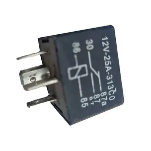  رله 5 فیش مشکی یوفو کد 600123 مناسب برای پژو 405