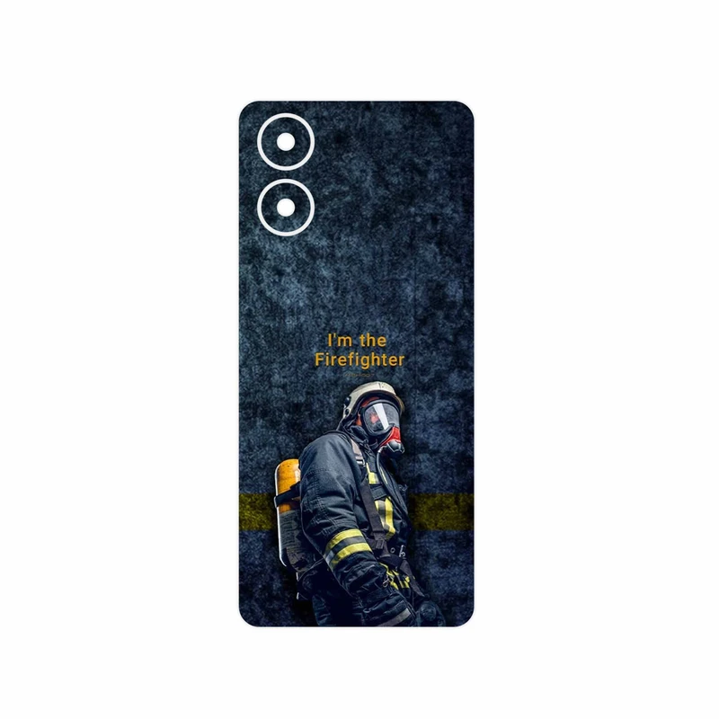 برچسب پوششی ماهوت مدل Firefighter مناسب برای گوشی موبایل موتورولا Moto G04s