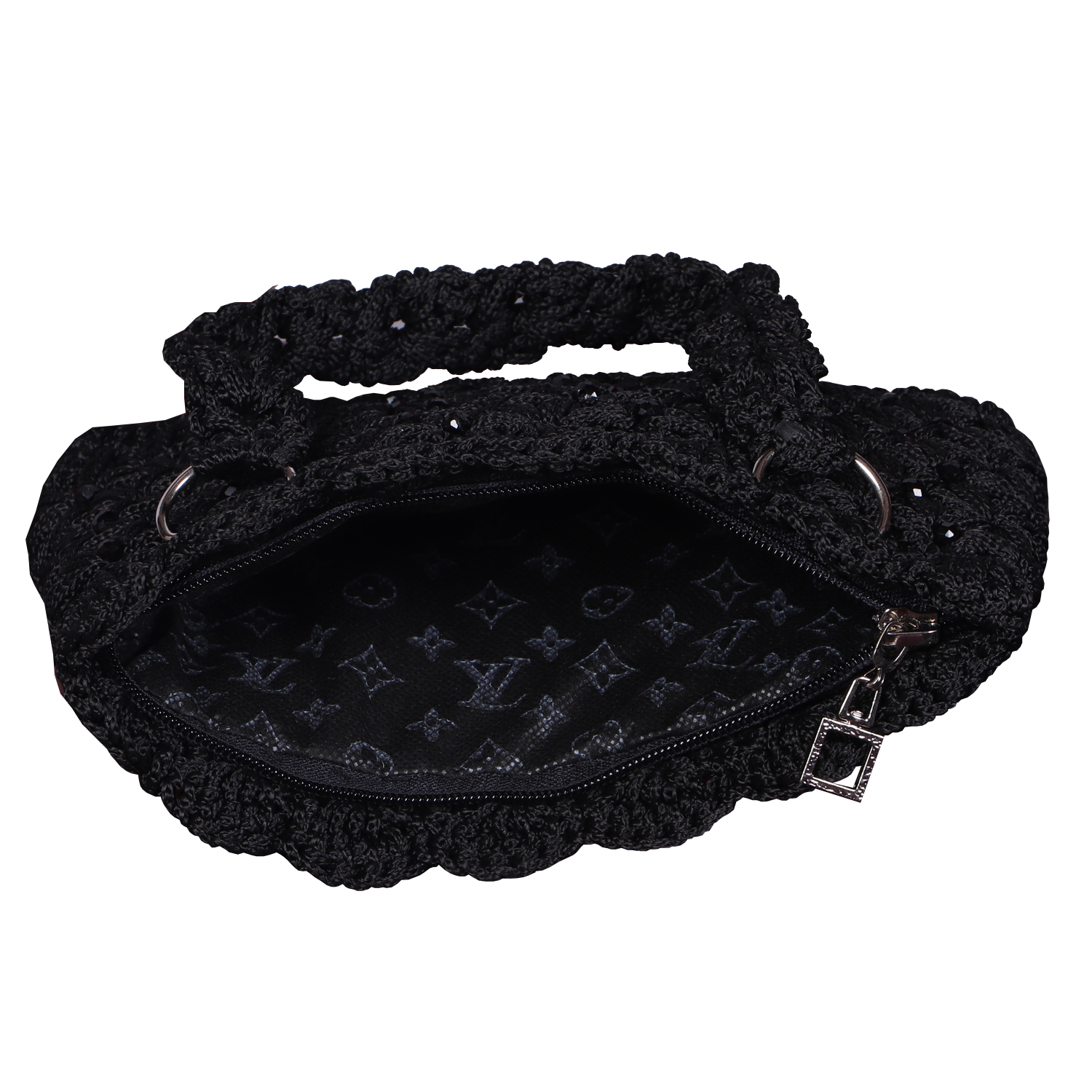 کیف دستی دست دوز زنانه طرح گل مدل 22