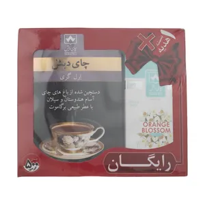 چای ارل گری چای دبش - 500 گرم و دمنوش کیسه ای بهارنارنج دبش بسته 25 عددی