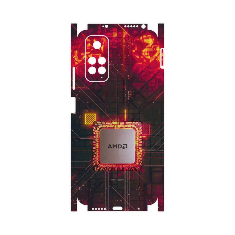 برچسب پوششی ماهوت مدل AMD-Brand-FullSkin مناسب برای گوشی موبایل شیائومی Redmi Note 11