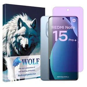 Wolf Hydrogel model anti purple screen protector suitable for Xiaomi Redmi Note 15 Pro Plus mobile phone