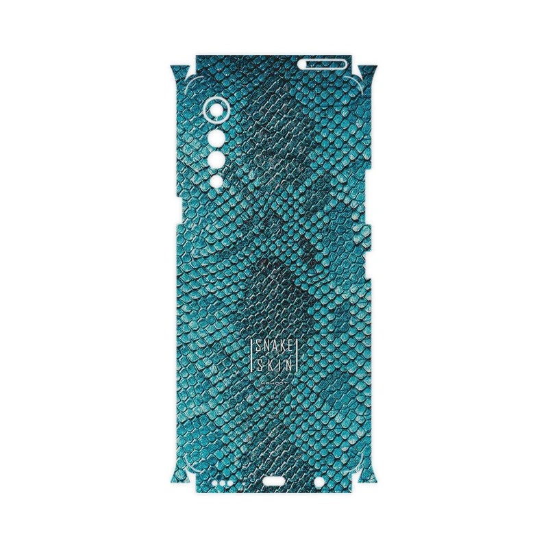 برچسب پوششی ماهوت مدل Blue Snake Skin-FullSkin مناسب برای گوشی موبایل ال جی Velvet 5G