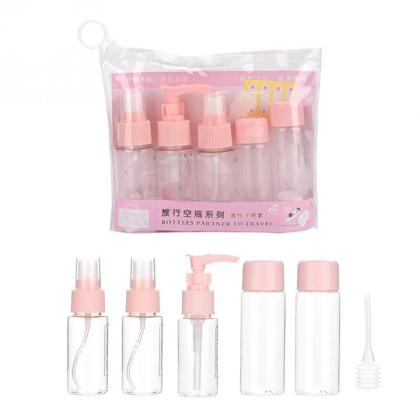 بطری و محفظه کرم مسافرتی کد 0125 بسته 6 عددی