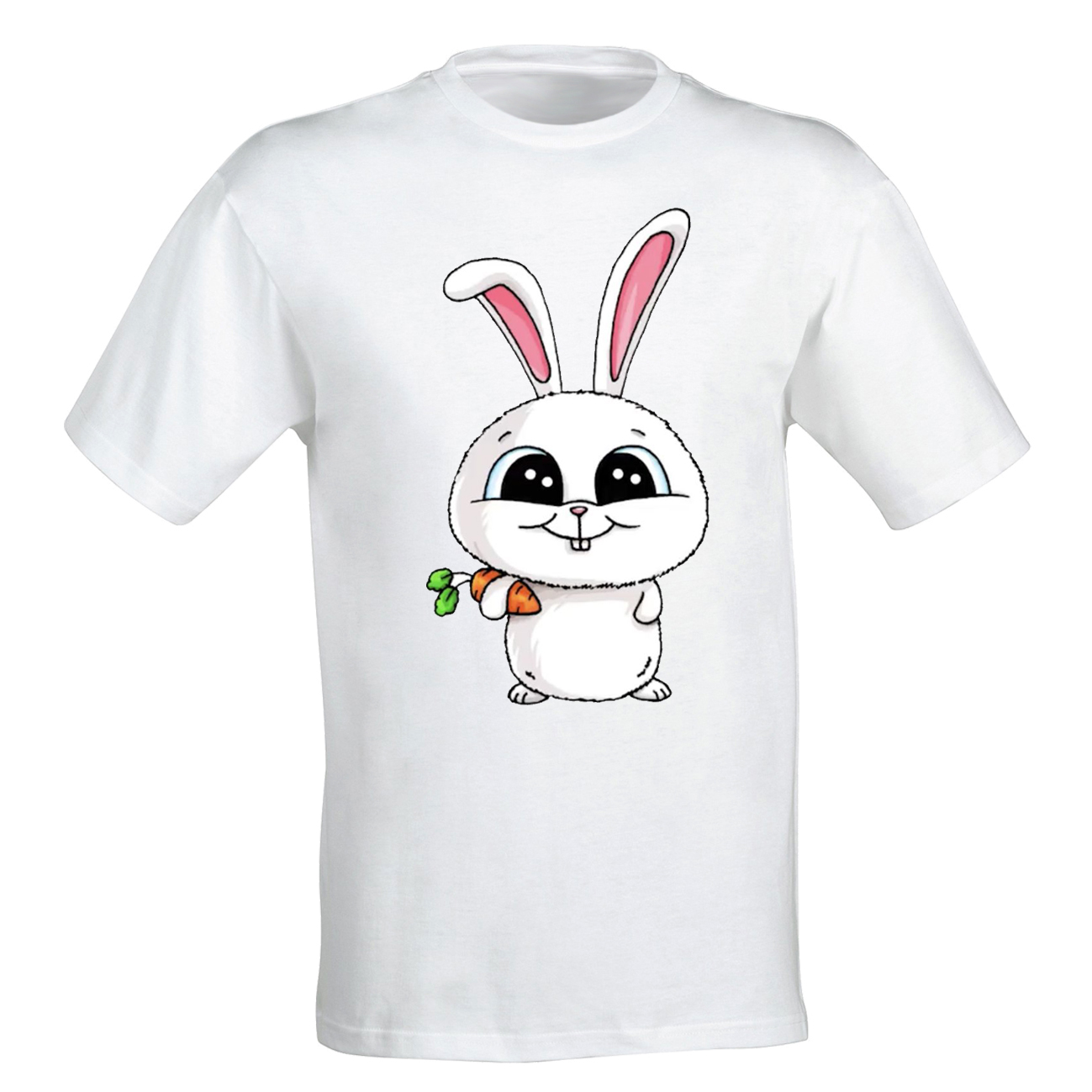 تی شرت آستین کوتاه دخترانه طرح خرگوش کد 200