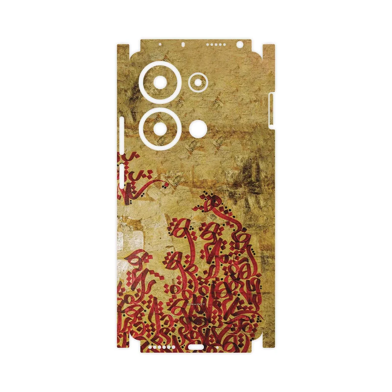 برچسب پوششی ماهوت مدل Nastaliq_5-FullSkin مناسب برای گوشی موبایل شیائومی Redmi Note 13 Pro 4G