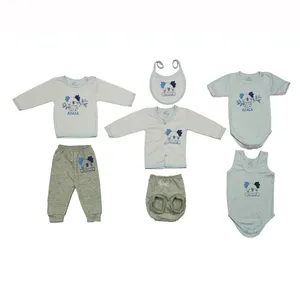 ست 7 تکه لباس نوزادی مدل کوالا