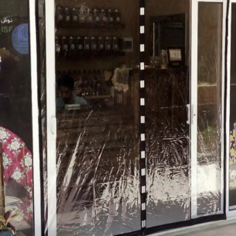 پرده مگنتیک مدل پلاستیکی کد S120 سایز 230x120 سانتی متر