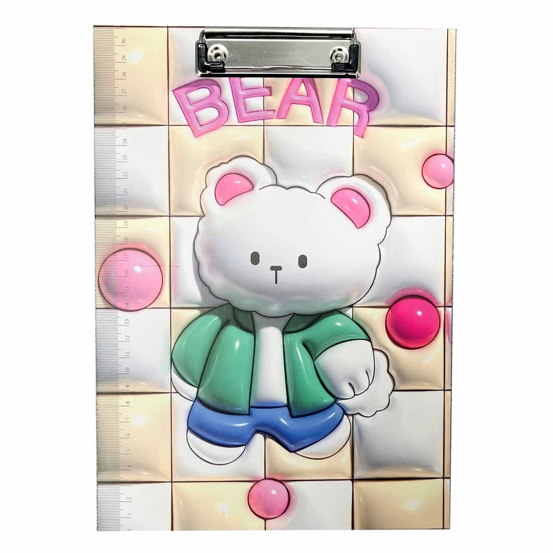 تخته شاسی مدل سه بعدی خرسی سایز A4