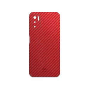 MAHOOT Red-Fiber Cover Sticker for Xiaomi Poco M3 Pro 5G