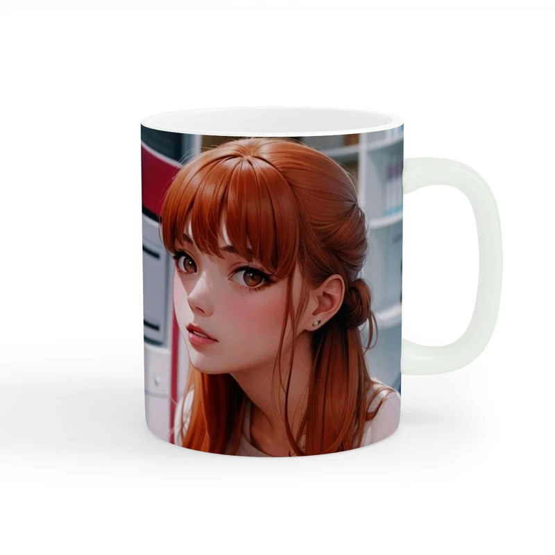 ماگ طرح دخترانه دختر کیوت کد wall-8221