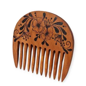 شانه مو مدل چوبی آتسا