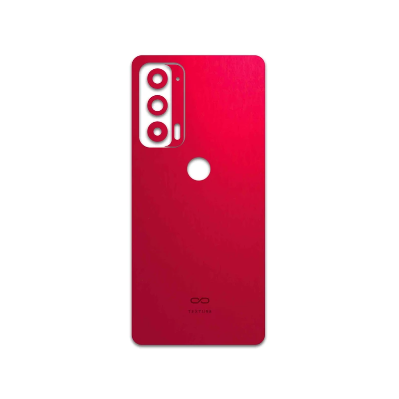 برچسب پوششی ماهوت مدل Matte-Warm-Red مناسب برای گوشی موبایل موتورولا Edge 20
