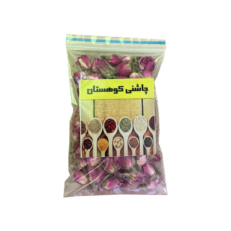 غنچه گل محمدی چاشنی کوهستان - 50 گرم 