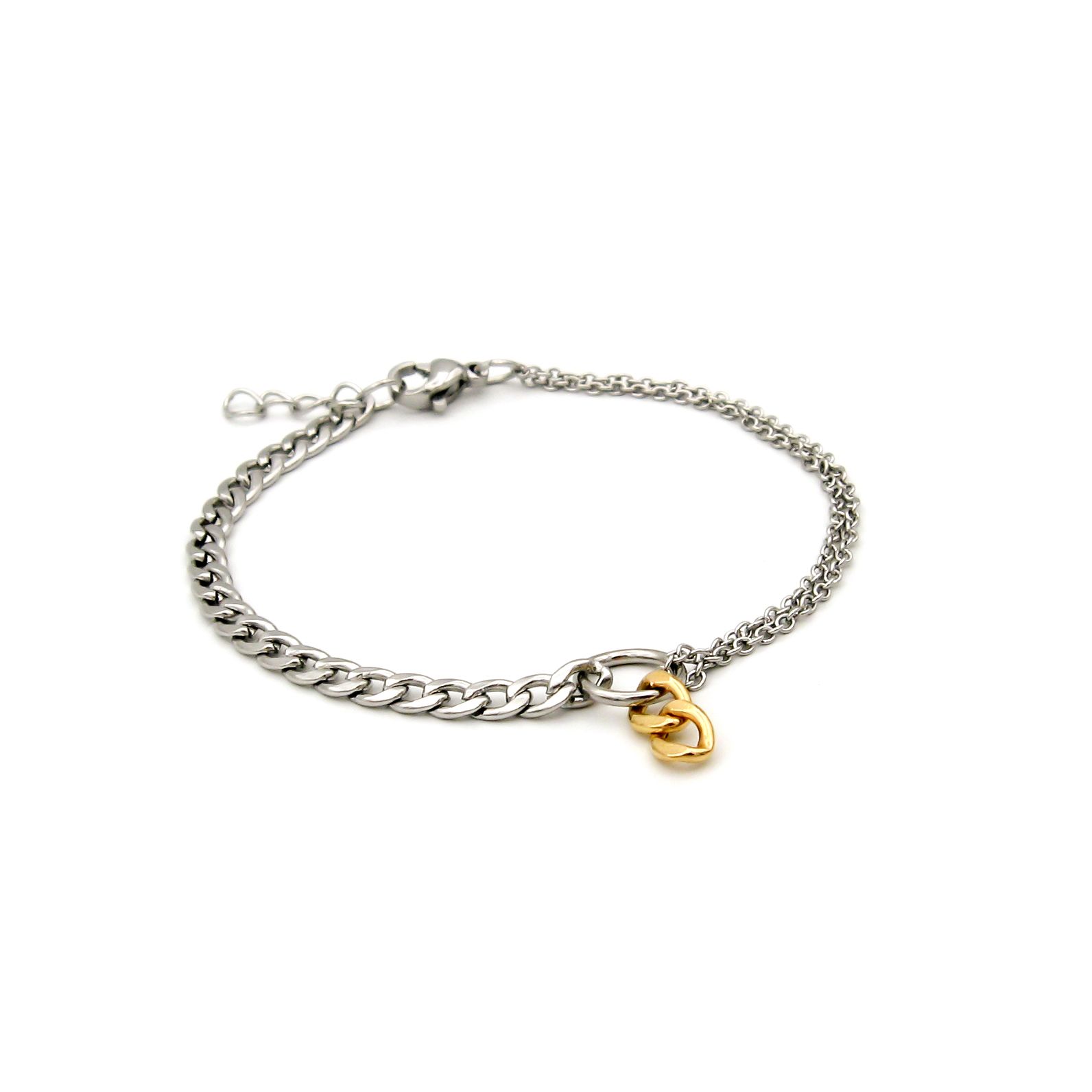 دستبند طلا 18 عیار زنانه مانچو مدل bfg236 -  - 2