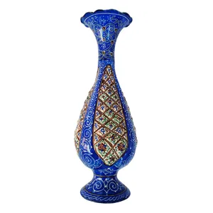 گلدان میناکاری مدل گل کد A111 20