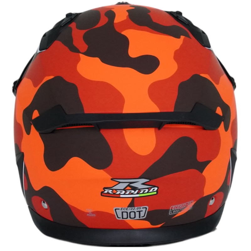 کلاه کاسکت فک جداشونده راپیدو مدل 890+ rd camo