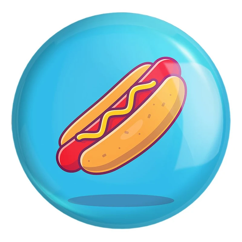 پیکسل خندالو طرح فست فود هات داگ کد 29465 مدل بزرگ