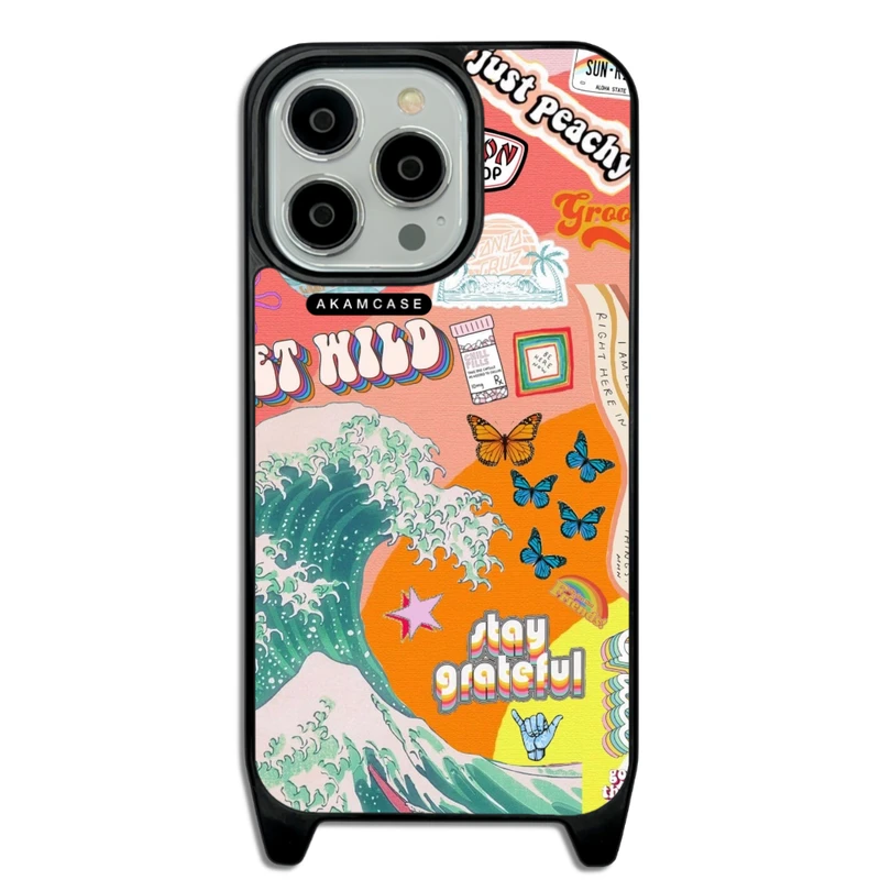کاور آکام مدل AMCWLA13PRO-GOOD VIBES15 مناسب برای گوشی موبایل اپل iPhone 13 Pro