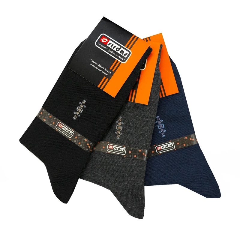 جوراب مردانه سیرداش مدل SRS-3302 بسته 3 عددی