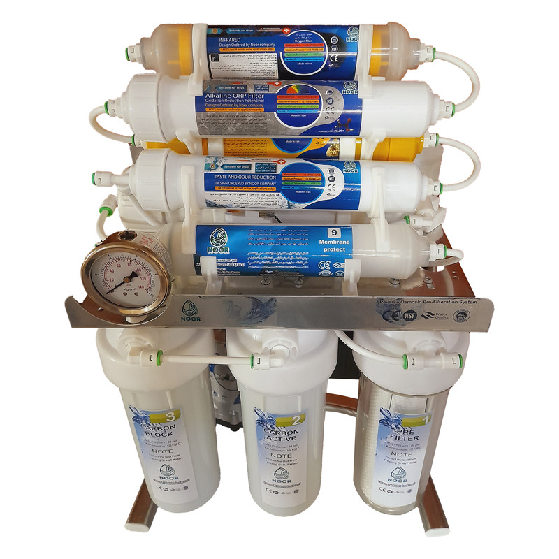 دستگاه تصفیه کننده آب رسا نور بابایی مدل X chrome m900 به همراه فیلتر بسته 4 عددی
