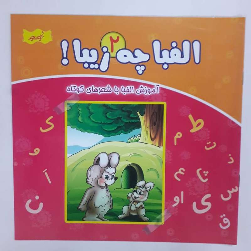 کتاب الفبا چه زیبا ! 2 آموزش الفبا با شعرهای کوتاه اثر سید محمد مهاجرانی انتشارات نسیم حیات 