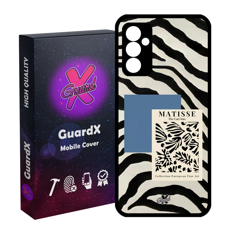 کاور گارد ایکس طرح Zebra مدل Glass10568 مناسب برای گوشی موبایل سامسونگ Galaxy A55 / A55 5G