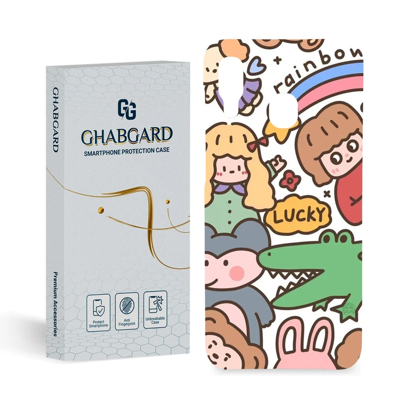 کاور قاب گارد مدل دخترانه مناسب برای گوشی موبایل سامسونگ Galaxy A20/A30