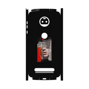 MAHOOT Collage of Mouth-FullSkin Cover Sticker for Motorola Moto Z2 Force