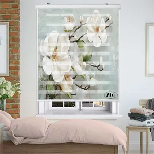 پرده زبرا زیو کد P6063 سایز 150x150 سانتی متر
