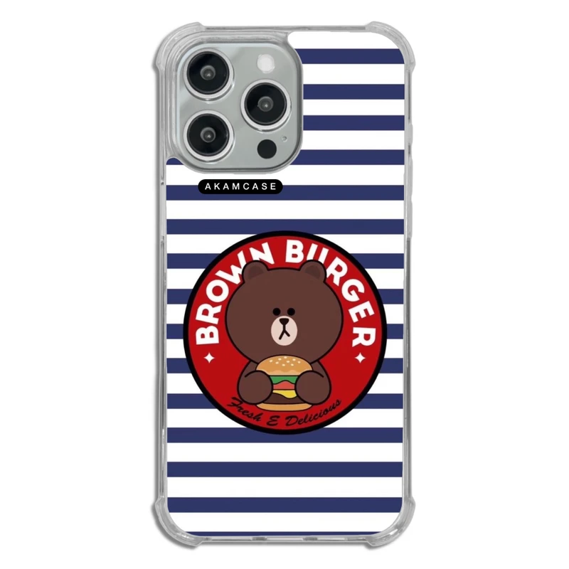 کاور آکام مدل AMCWTA15PROMAX-BROWN13 مناسب برای گوشی موبایل اپل iPhone 15 Pro Max