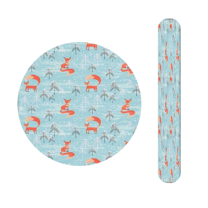 آینه آرایشی جیبی مدل روباه کد332  به همراه سوهان ناخن 