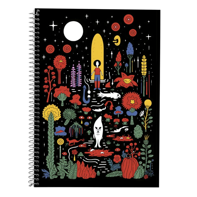 دفتر لغت 50 برگ مدوپد طرح Ghibli کد DF2421