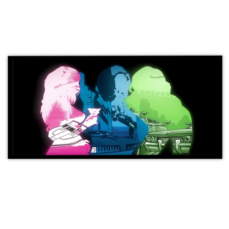 تابلو بکلیت طرح بازی GTA مدل B-S5721