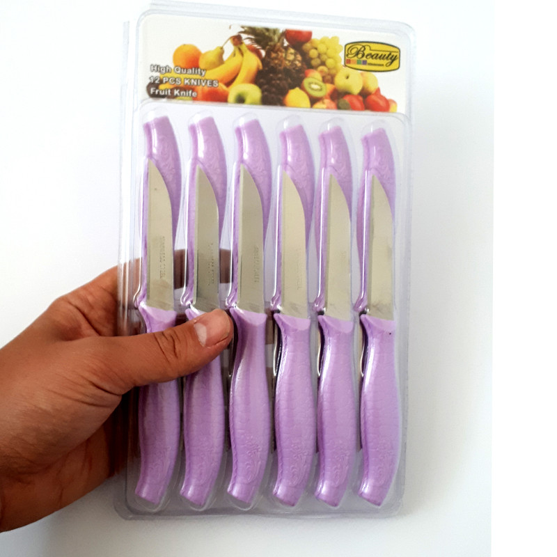 کارد میوه خوری بیوتی کد 3159 بسته 12 عددی