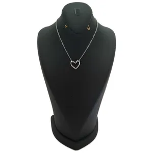 گردنبند زنانه مدل قلب دفرمه 