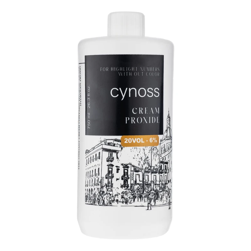 کرم اکسیدان سینوس مدل 20vol شش درصدی حجم 750 میلی لیتر