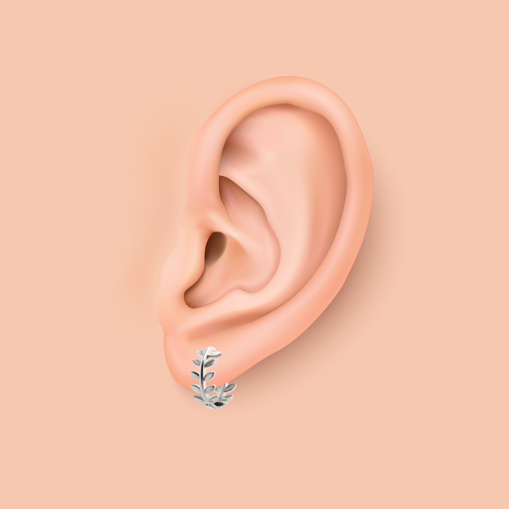 پیرسینگ گوش زنانه پایتخت مدل PS576_A