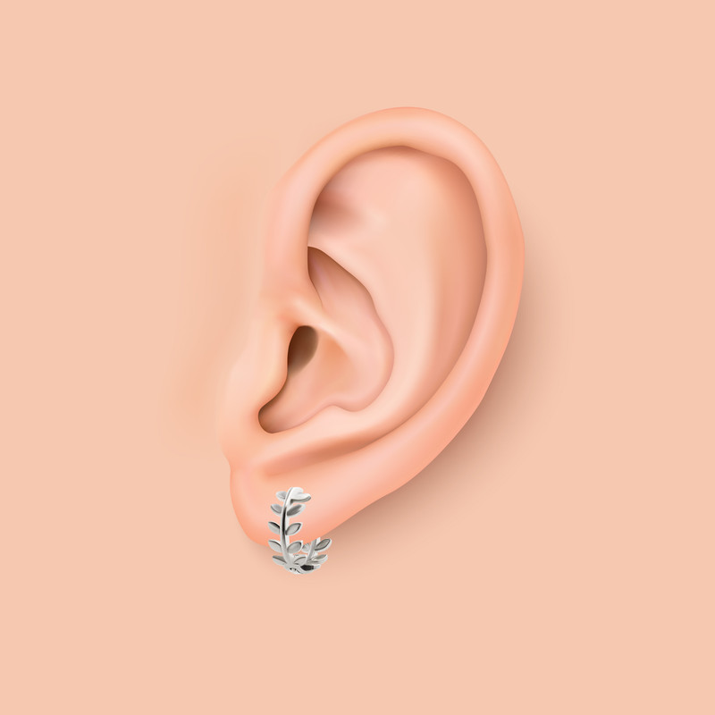 گوشواره زنانه پایتخت مدل PS576_GO گوشواره زنانه پایتخت مدل PS576_GO