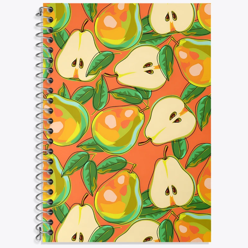 دفتر لغت 50 برگ خندالو طرح پترن گلابی کد N4726