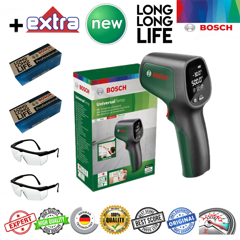 حرارت سنج لیزری بوش مدل هوشمند 30-/Temp 500 حرارت سنج لیزری بوش مدل هوشمند 30-/Temp 500