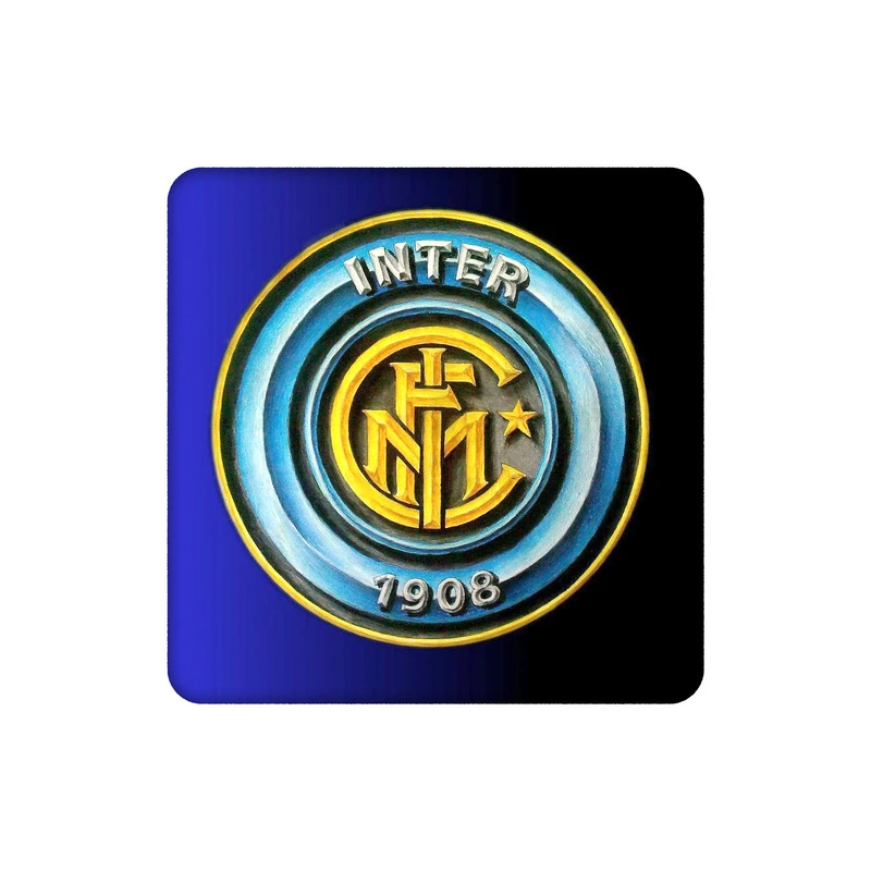 زیرلیوانی طرح لوگو باشگاه اینترمیلان کد 3830285