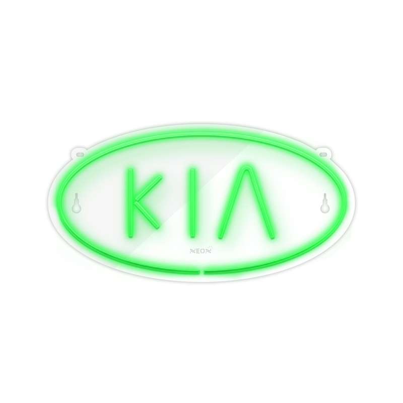 چراغ دیواری نئون دیزاین طرح Kia_GR