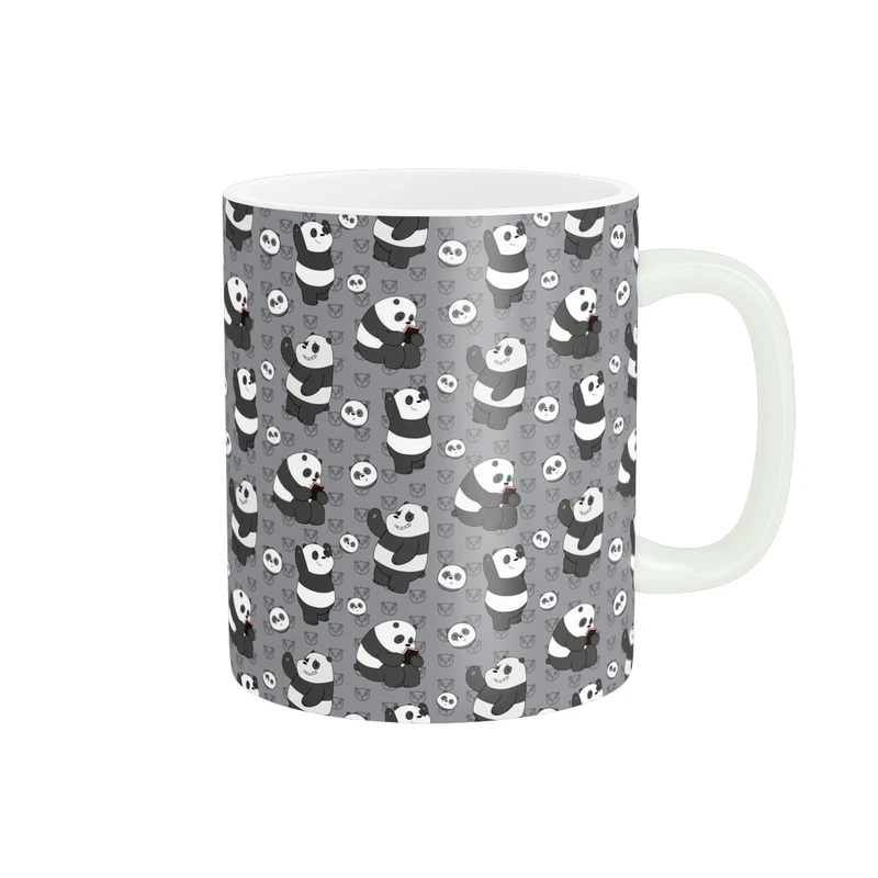 ماگ پادآفرین مدل فانتزی طرح پاندا کیوت و بامزه کد p9898