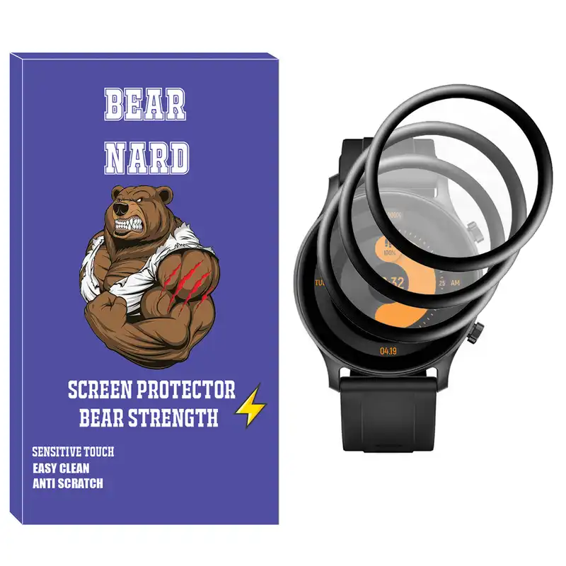 محافظ صفحه نمایش نانو برنارد مدل NBR مناسب برای ساعت هوشمند هایلو LS04 بسته سه عددی