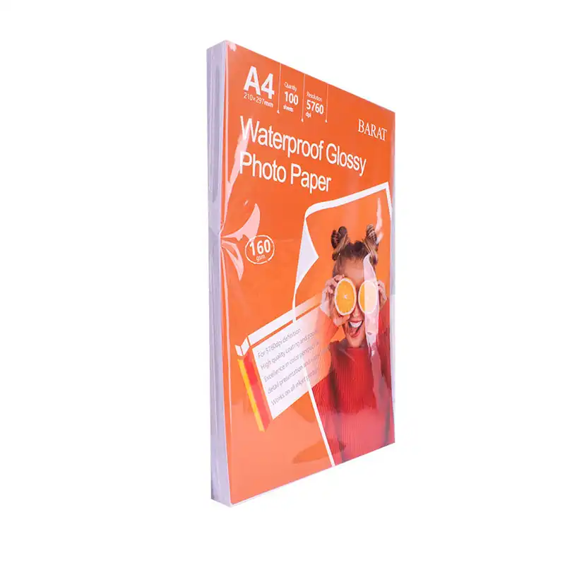 کاغذ چاپ عکس فتوگلاسه بارات مدل W160-GR سایز A4 بسته 100 عددی