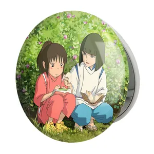 آینه جیبی خندالو طرح هاکو و چیهیرو انیمه شهر اشباح Spirited Away مدل تاشو کد 12093 